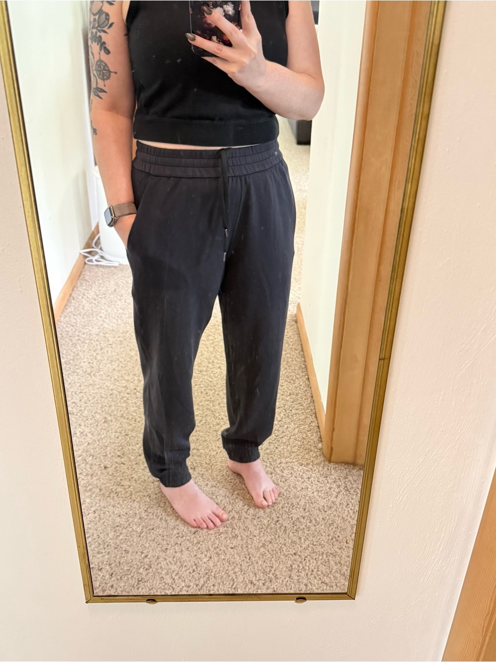 Black Jogger Pants - Comfortable Everyday Fit